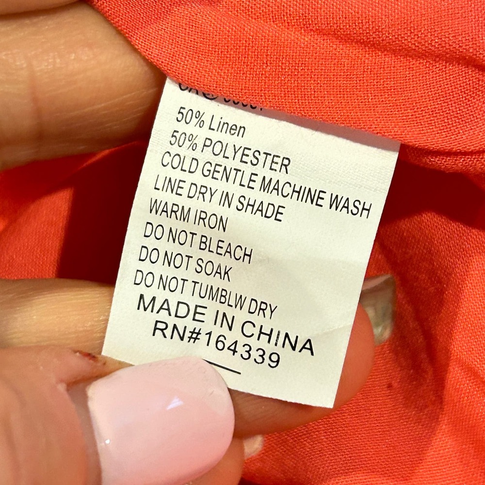 Elegant Coral One-Shoulder Dress - Picture 8 of 8